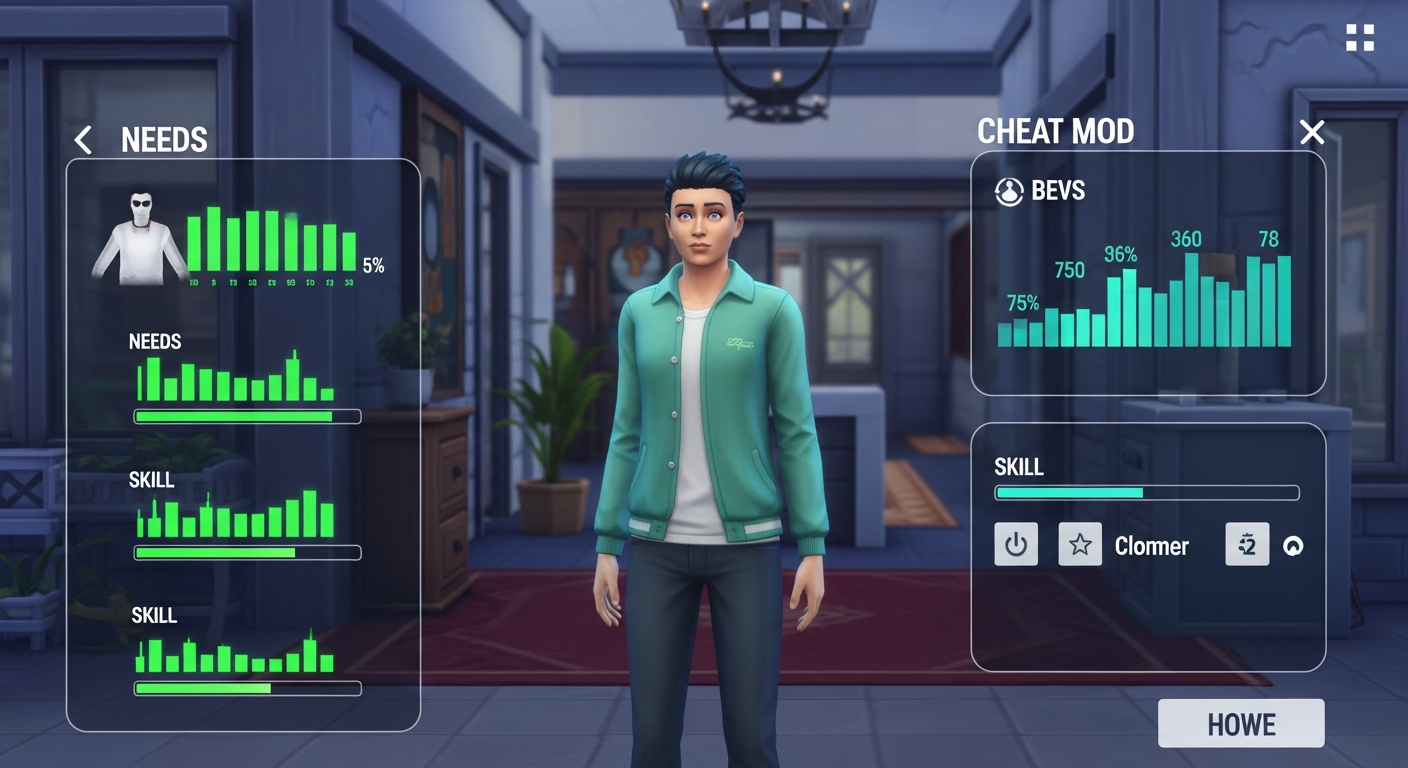 The Sims 4: Najlepsze funkcje moda UI Cheats Extension