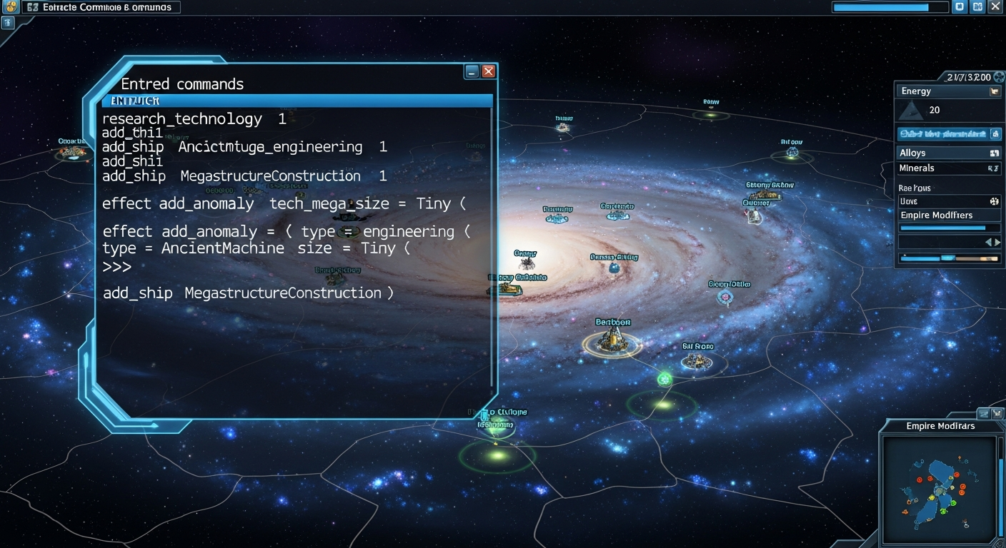 Stellaris: Kody i Komendy Konsoli – Kompletna Lista