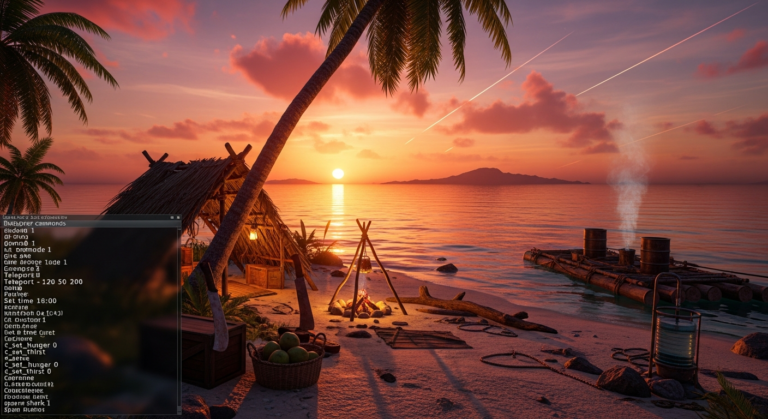 Stranded Deep: Wszystkie kody do konsoli deweloperskiej