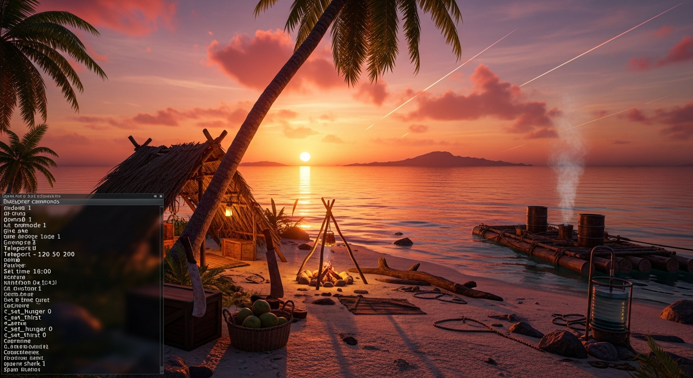 Stranded Deep: Wszystkie kody do konsoli deweloperskiej