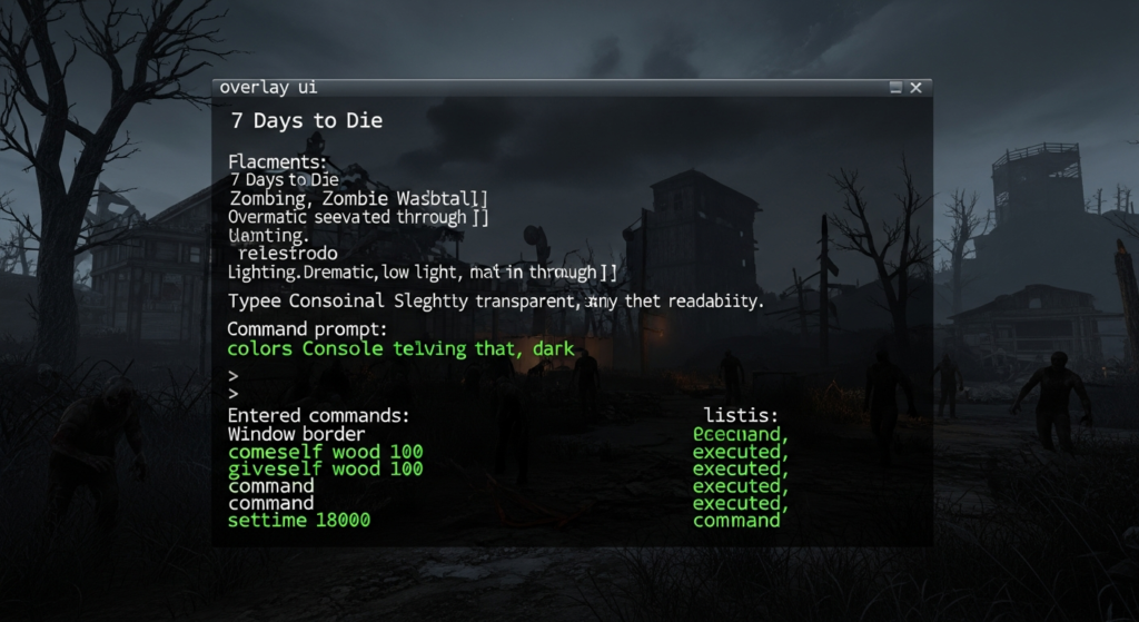 7 Days to Die: Wszystkie komendy konsolowe